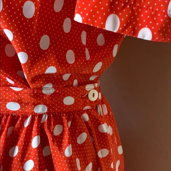 Vintage red and white poka dot skirt set - Picture 2 of 12